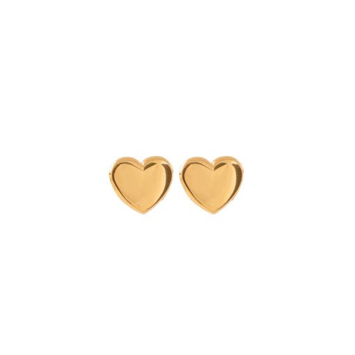 Heart Earrings - Gold Plated 22k Waterproof