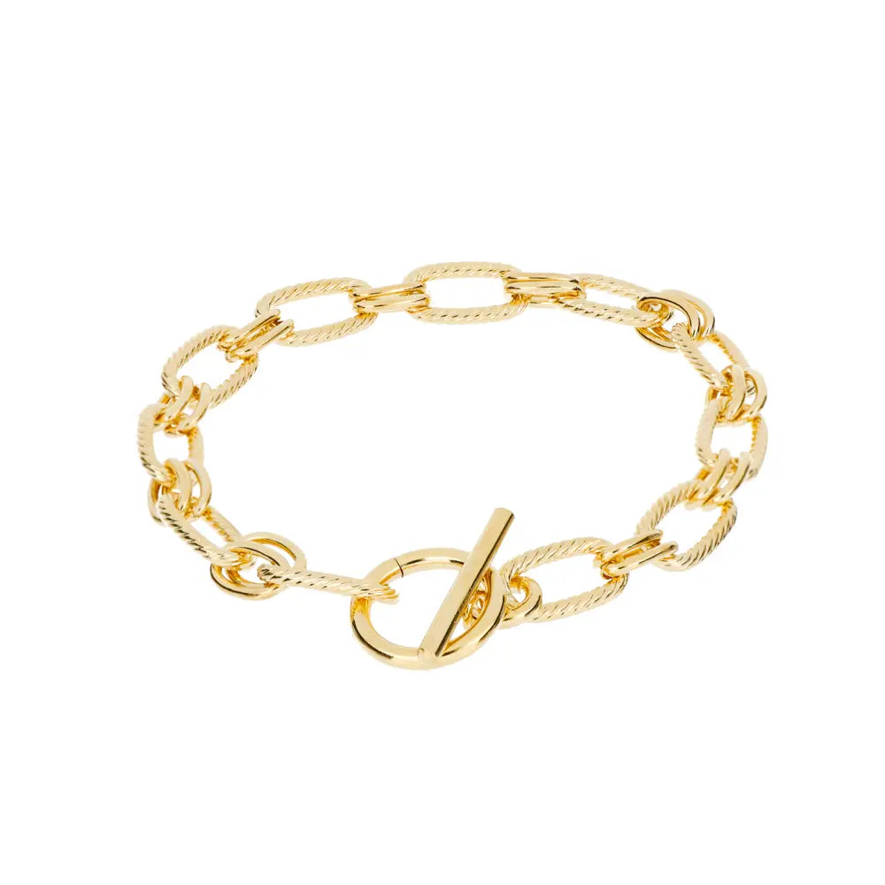 Chain Bracelet in Gold Plated 22k