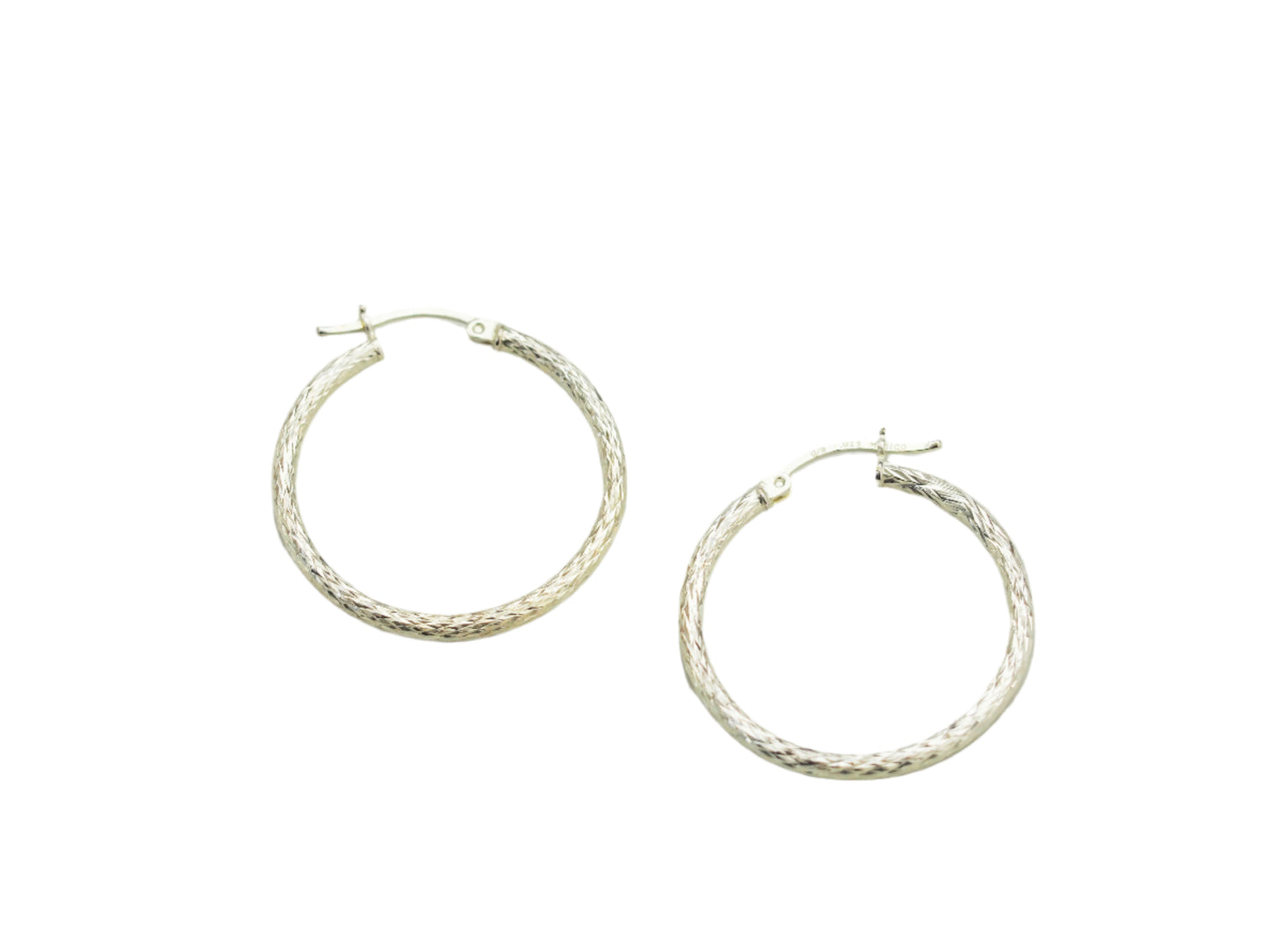 Huggies Classic Earrings in Sterling Silver 925