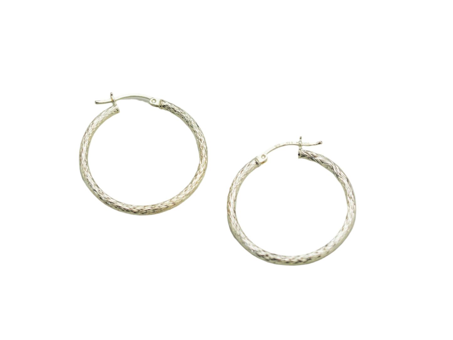 Huggies Classic Earrings in Sterling Silver 925