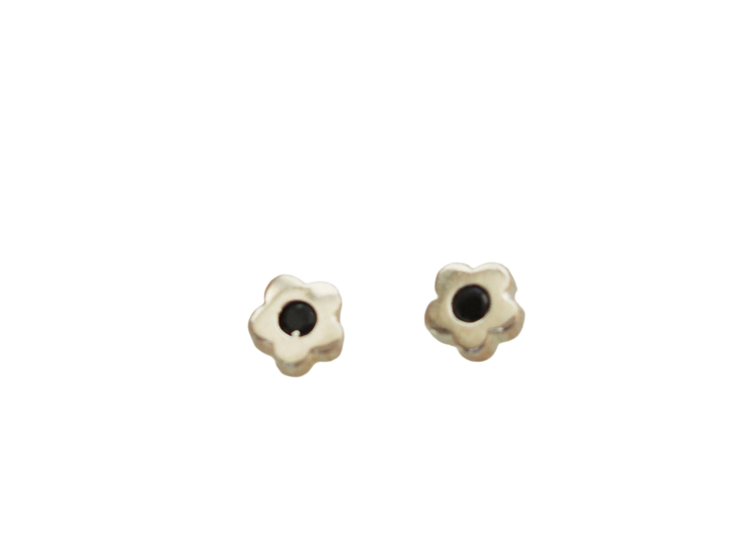 Flower Zirconia Earrings Sterling Silver 925