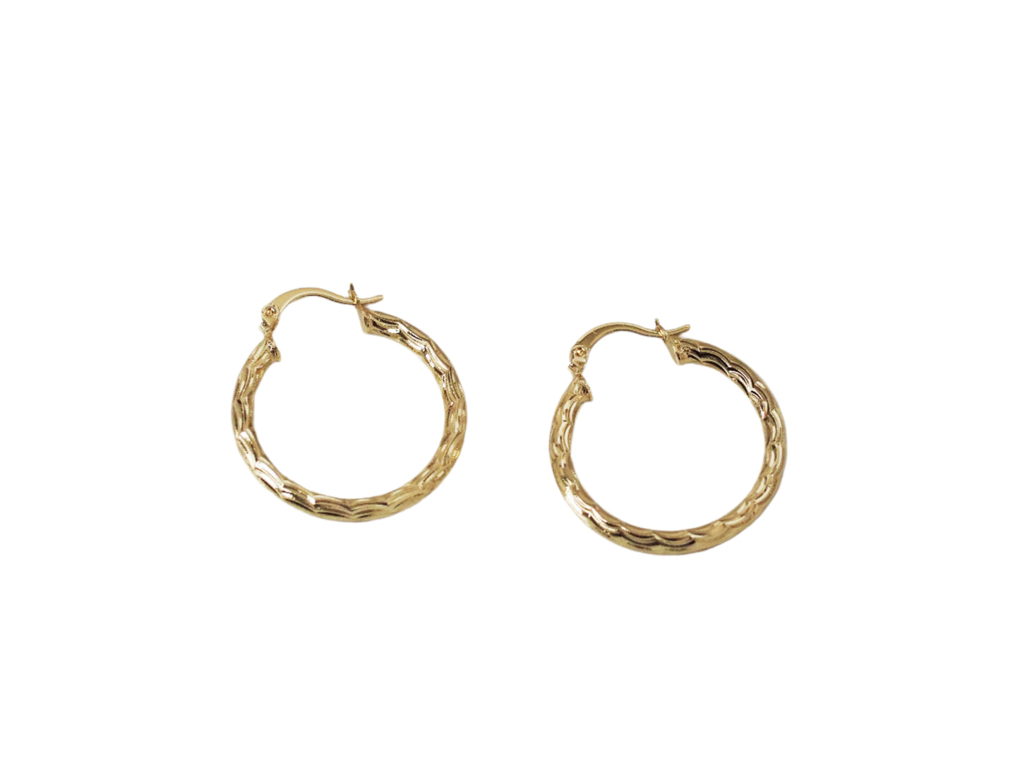 Classic Gold Plated 18k Hoops
