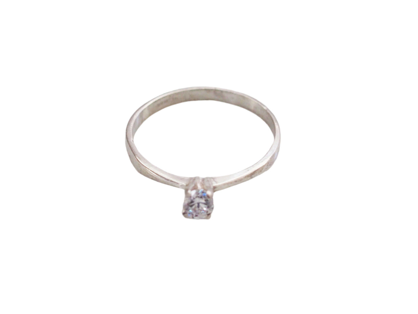 Ring White Zirconia Sterling Silver 925