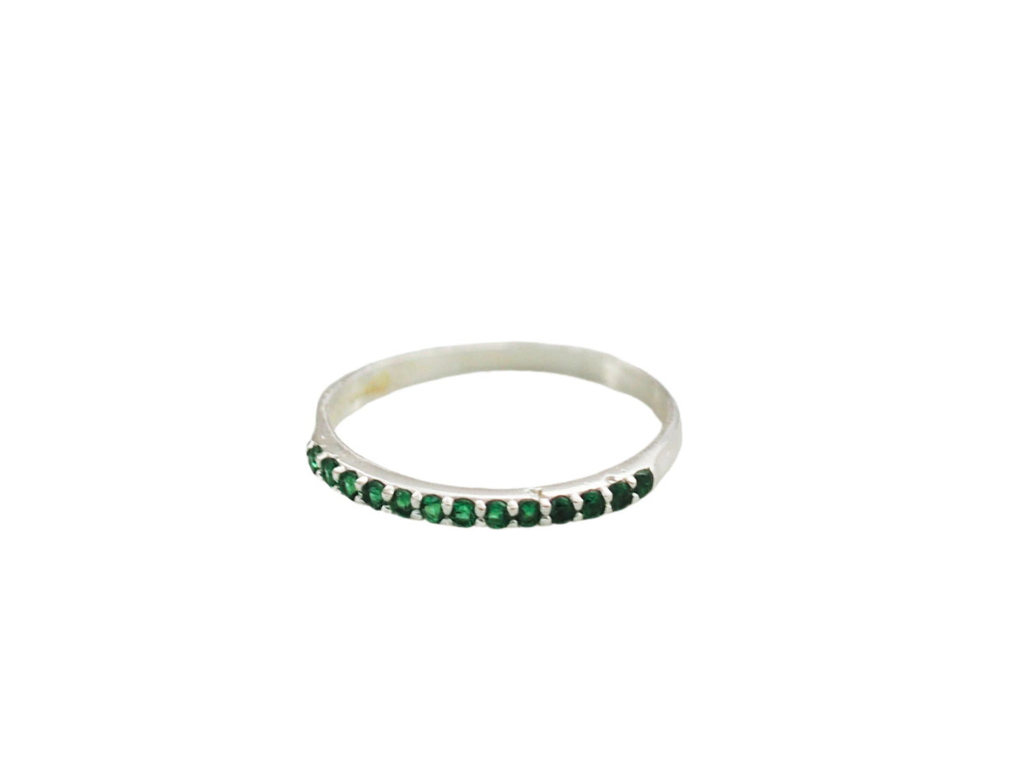 Green Churumbela Ring Sterling Silver 925