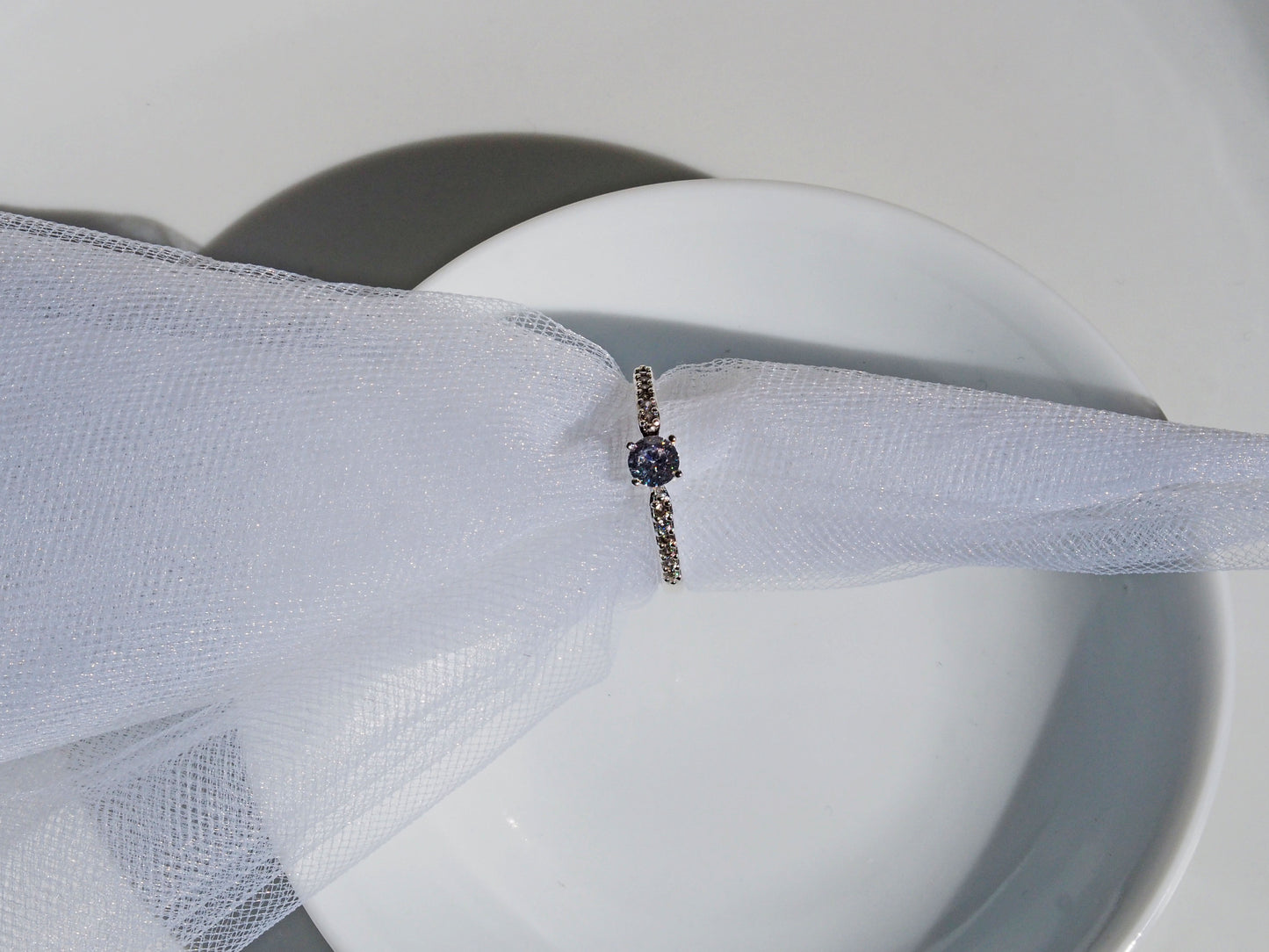 Queen Zirconia Ring Sterling Silver 925