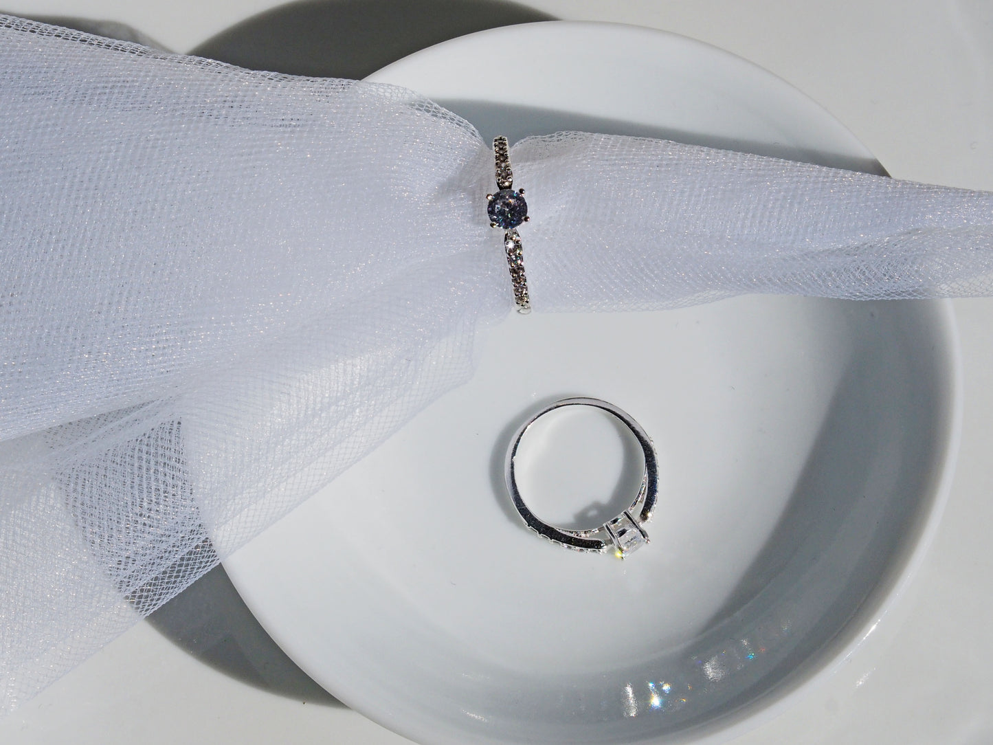 Queen Zirconia Ring Sterling Silver 925