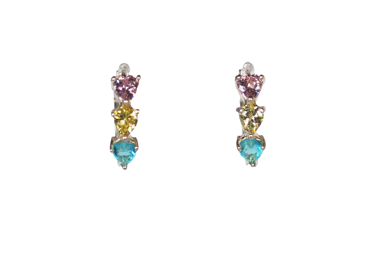 Huggies Soft Zircons - Sterling Silver 925