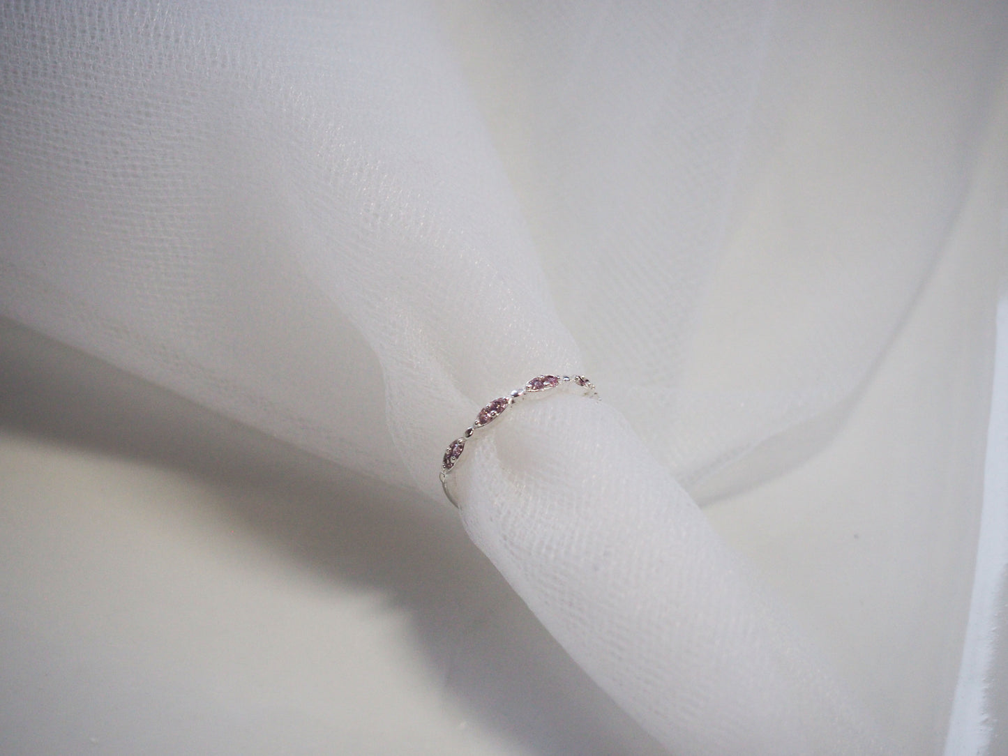 Pink Churumbela Ring Sterling Silver 925