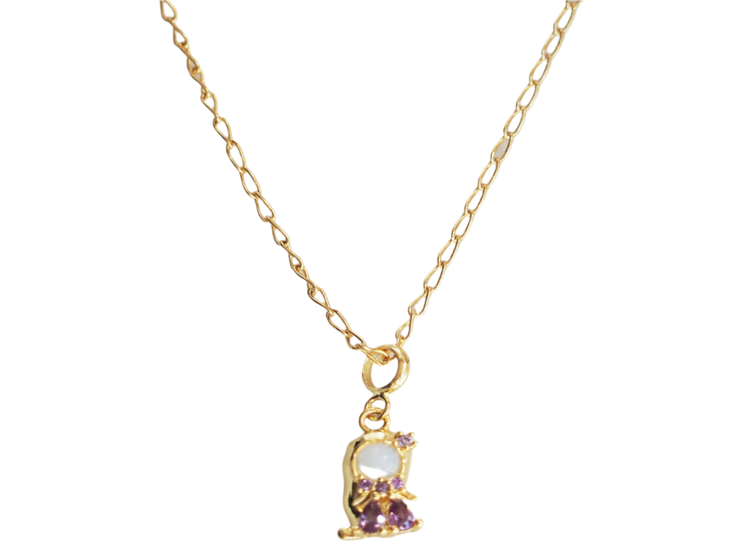 Rapunzel Pendant Necklace – 18K Gold Plated