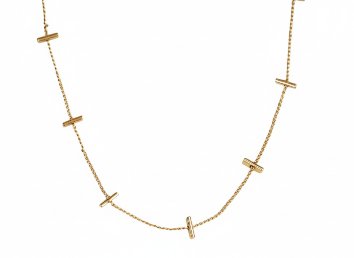 Stick Bar Necklace – 18K Gold-Plated