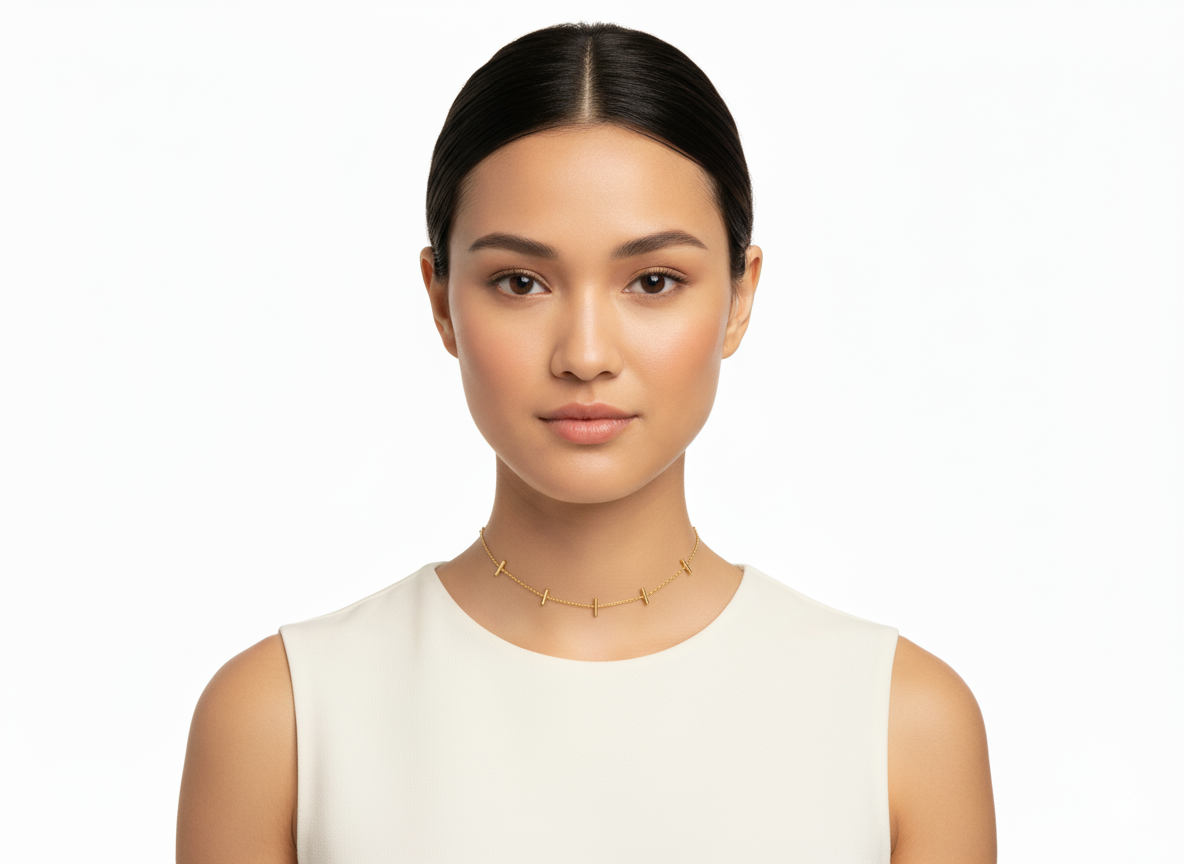 Stick Bar Necklace – 18K Gold-Plated