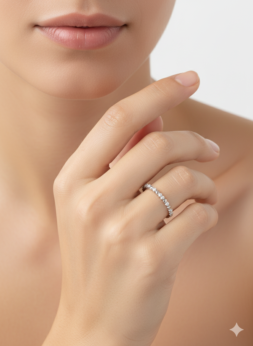 Ring Isabella White Zirconia Sterling Silver 925