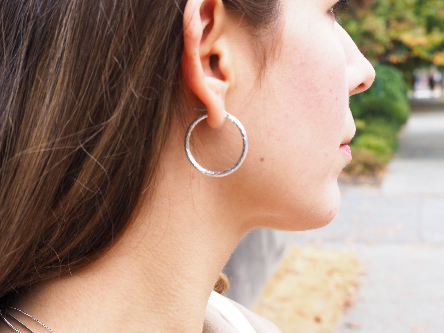Huggies Classic Earrings in Sterling Silver 925