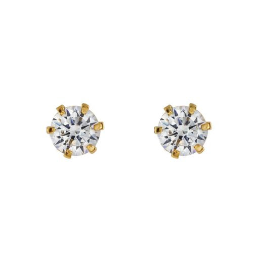 Earrings white zircon