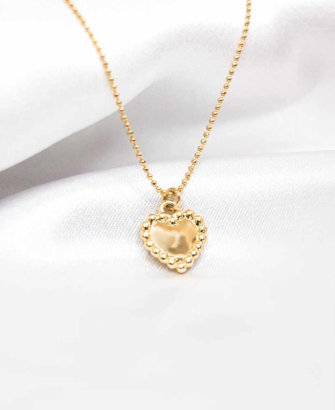 22k Gold Plated Mini Heart Necklace