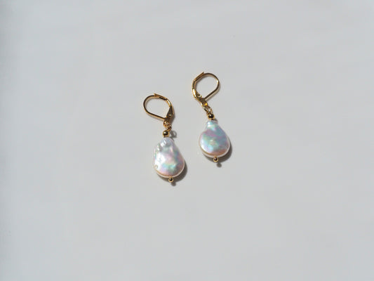 Mother Pearl Medium Earrings