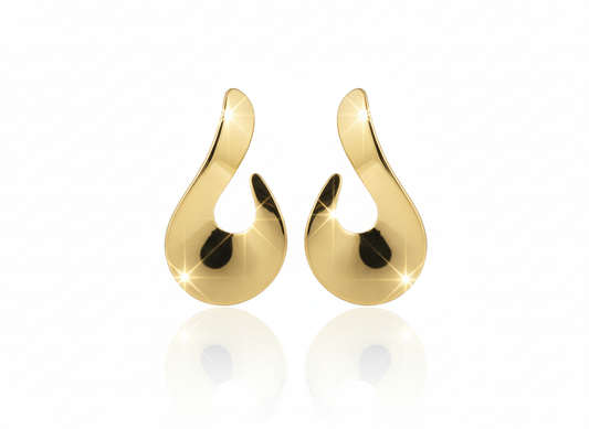 Modern Hoops - Gold Plated 18k