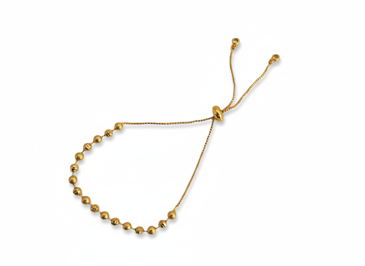 Bubble Bracelet in Gold Plated 18k