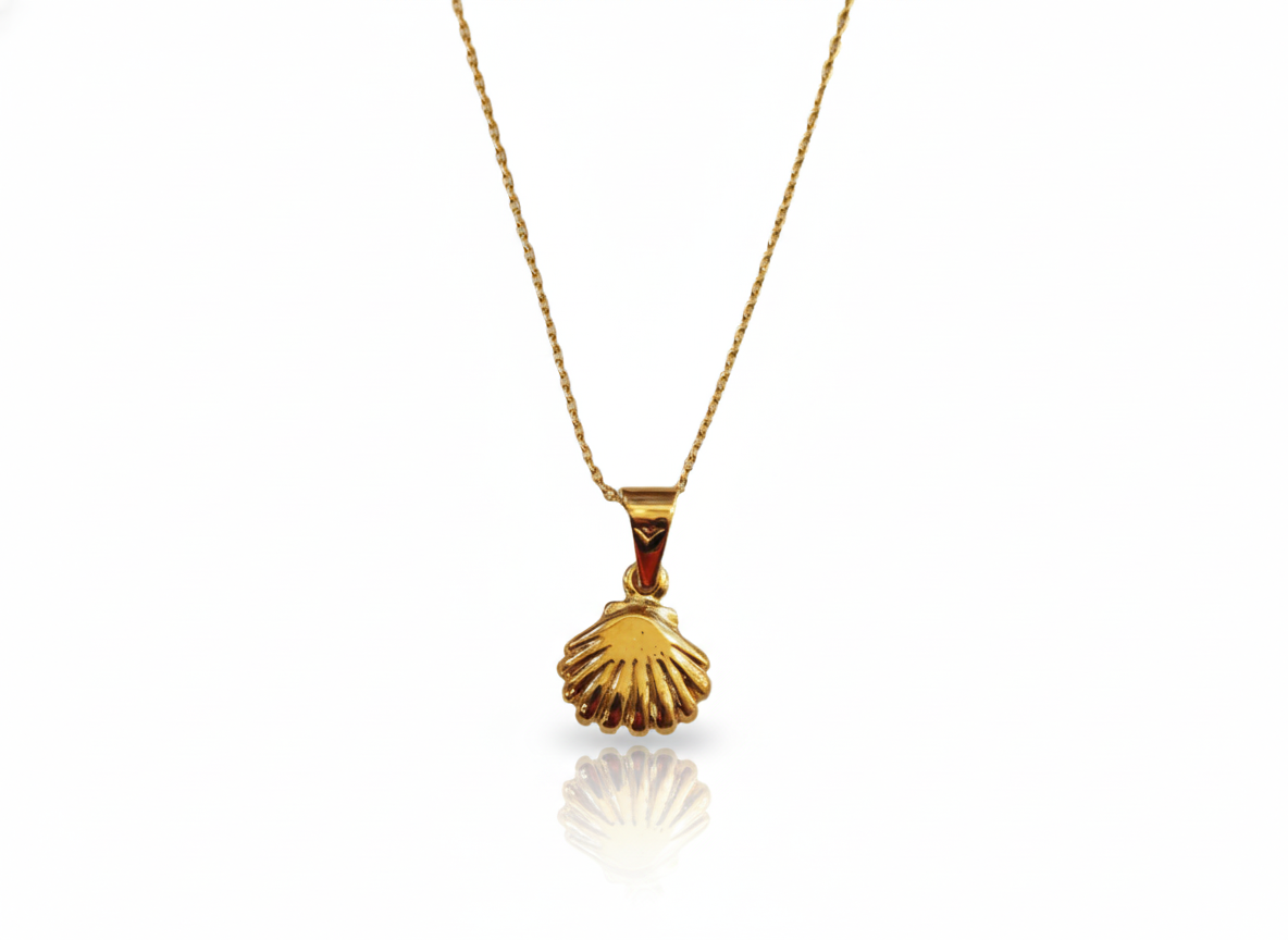 Shell Necklace | 22k Gold Plated