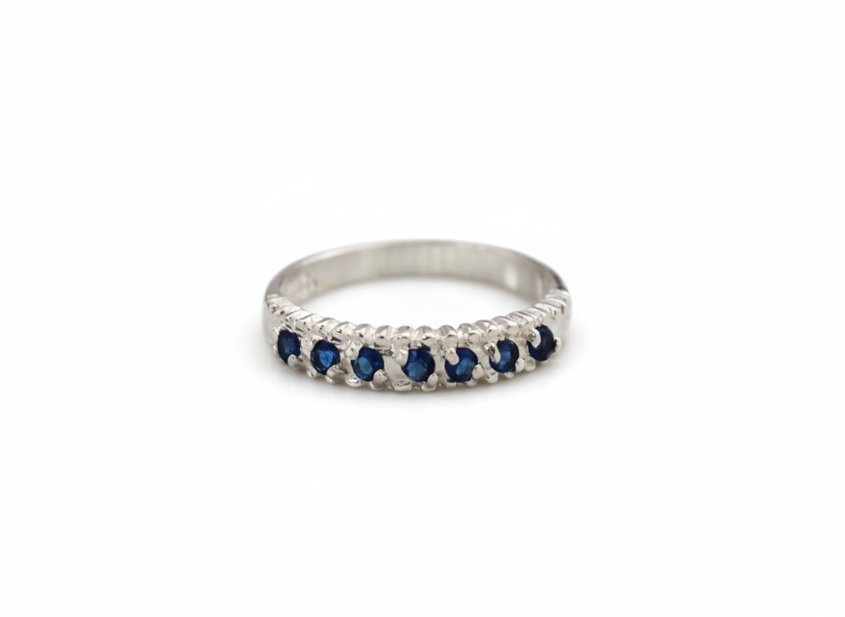 Blue Churumbela Ring Sterling Silver 925