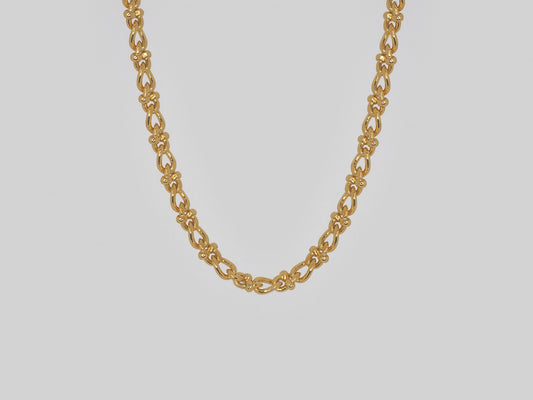 Small Circle Chain Made Gold Plated 18k .Beautiful handmade necklace. Gold plated chain necklace by Xatli. Gold plated necklace Canada. 18k gold plated chain. Affordable jewelry for every occasion.