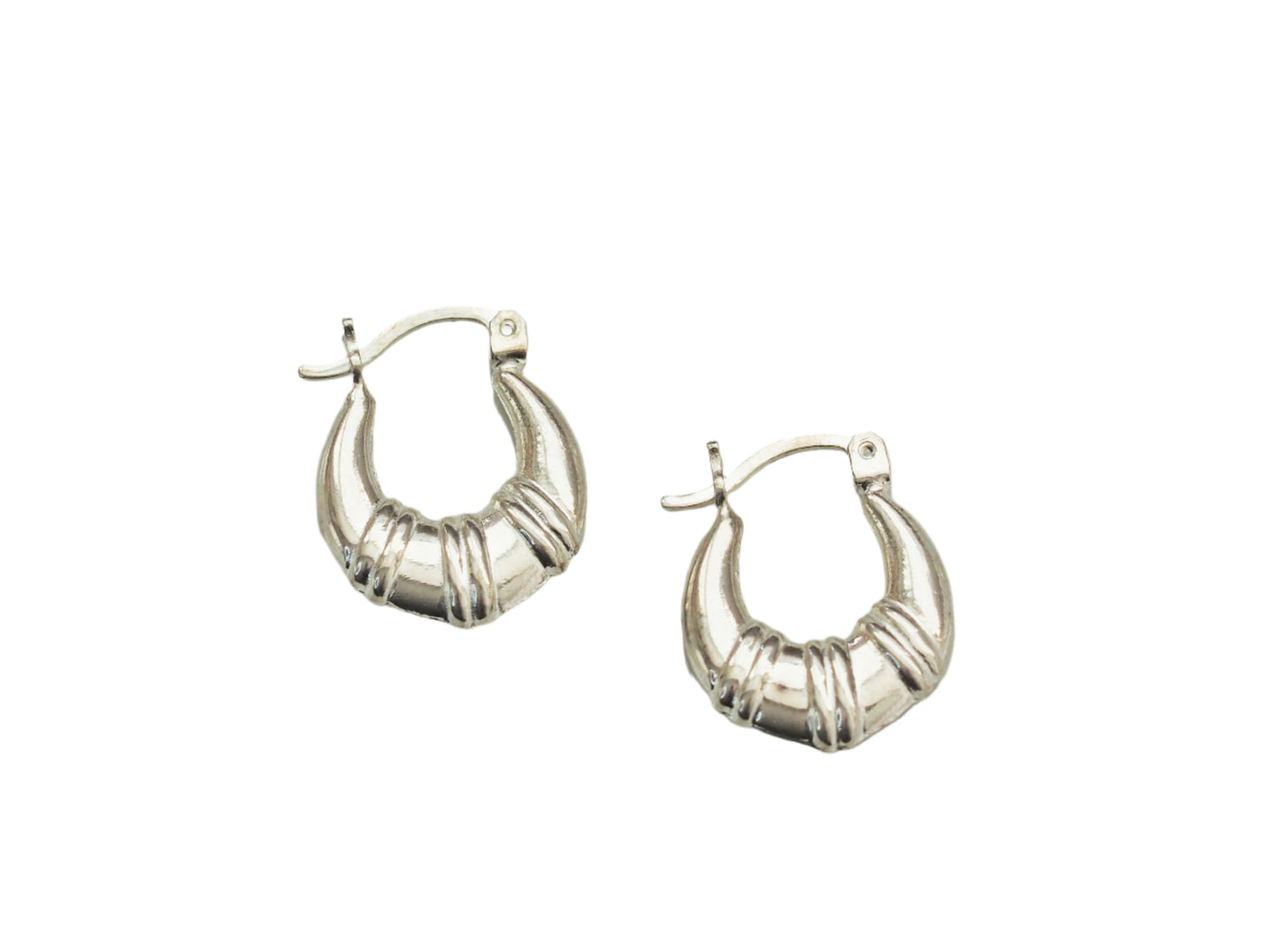 Small Vintage Earrings Sterling Silver 925