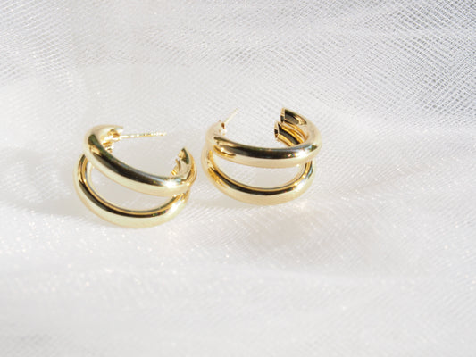 Double Ring Earrings