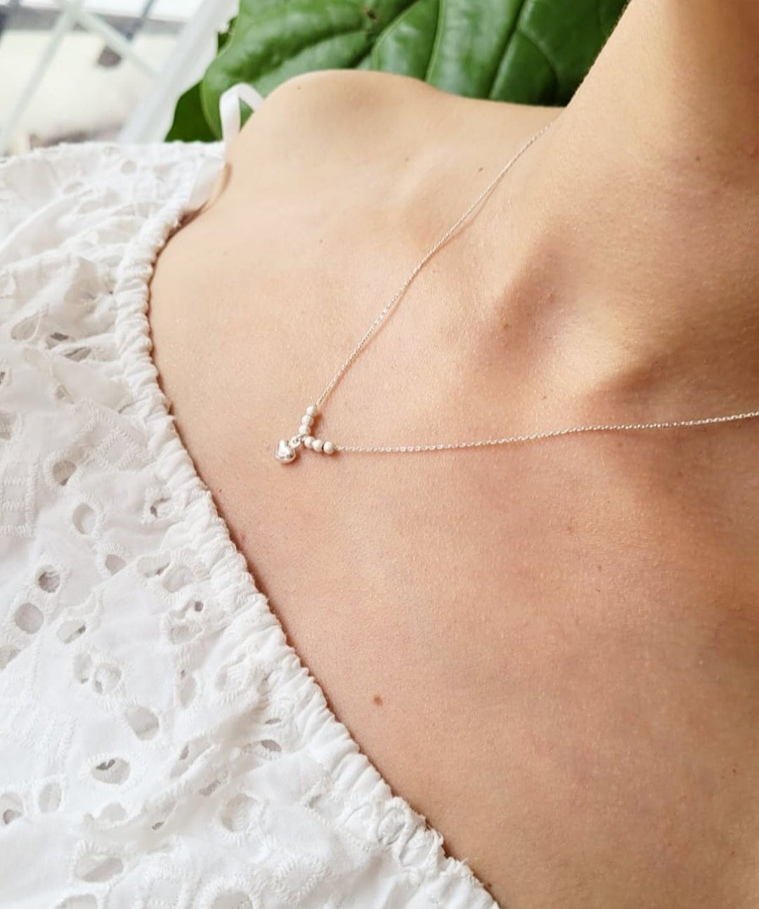 Mini Heart Necklace Sterling Silver 925