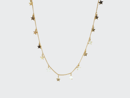 18K Gold-Plated Star Necklace