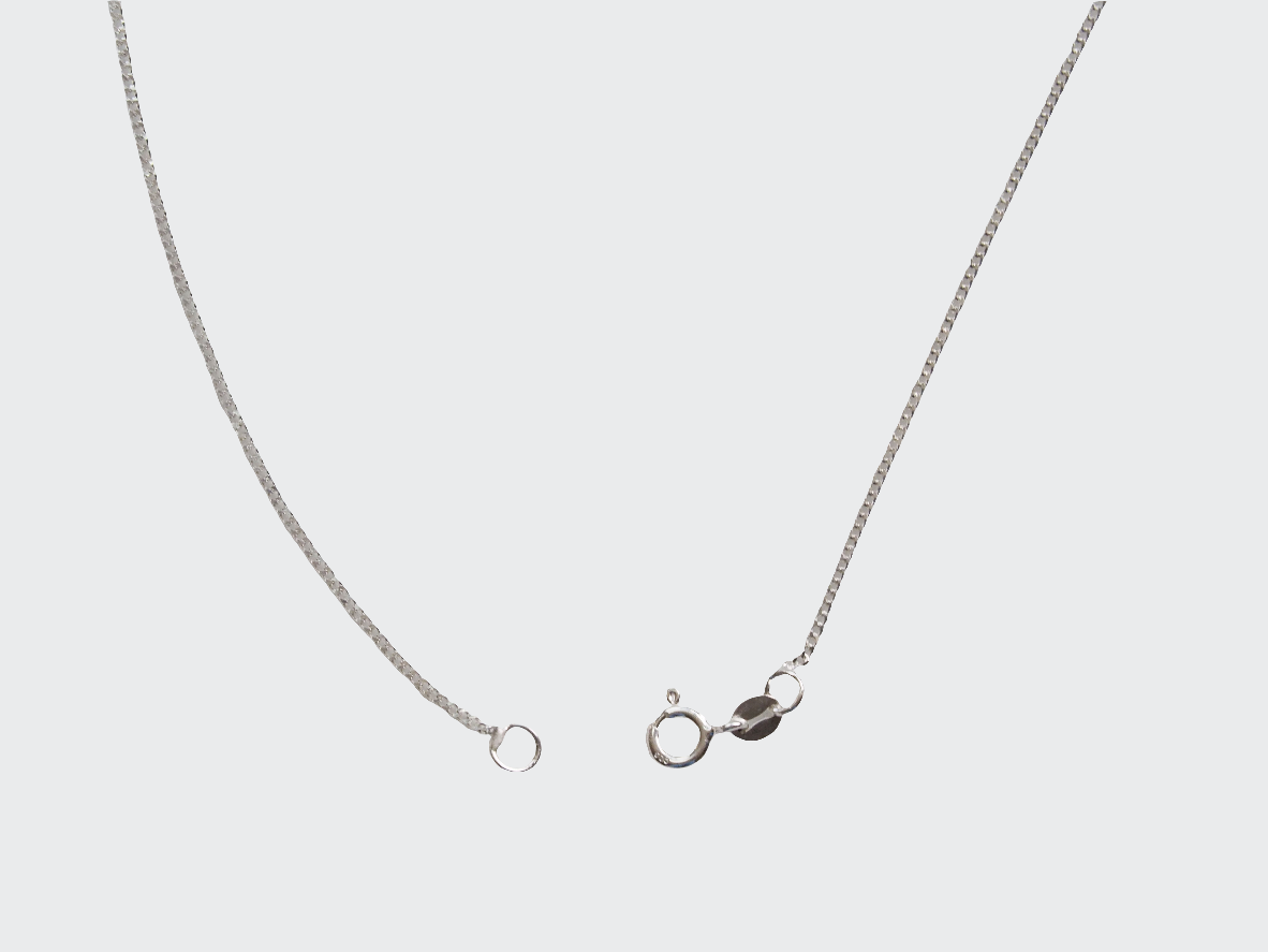 Silver Lock Necklace Sterling Silver 925