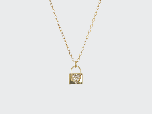 Key to My Heart 18K Gold Plated Necklace