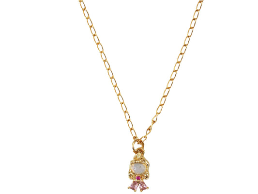Disney Princes Aurora Necklace – Gold Plated 18K
