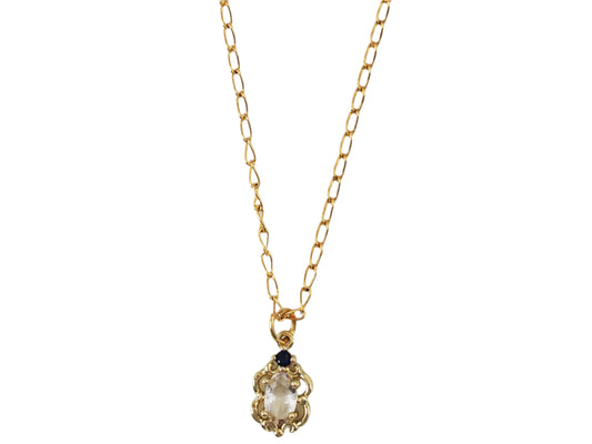 Disney Mirror Pendant Necklace – 18K Gold Plated