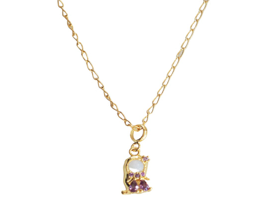 Rapunzel Pendant Necklace – 18K Gold Plated