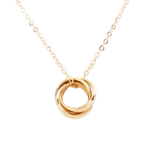 Triple Rings Necklace