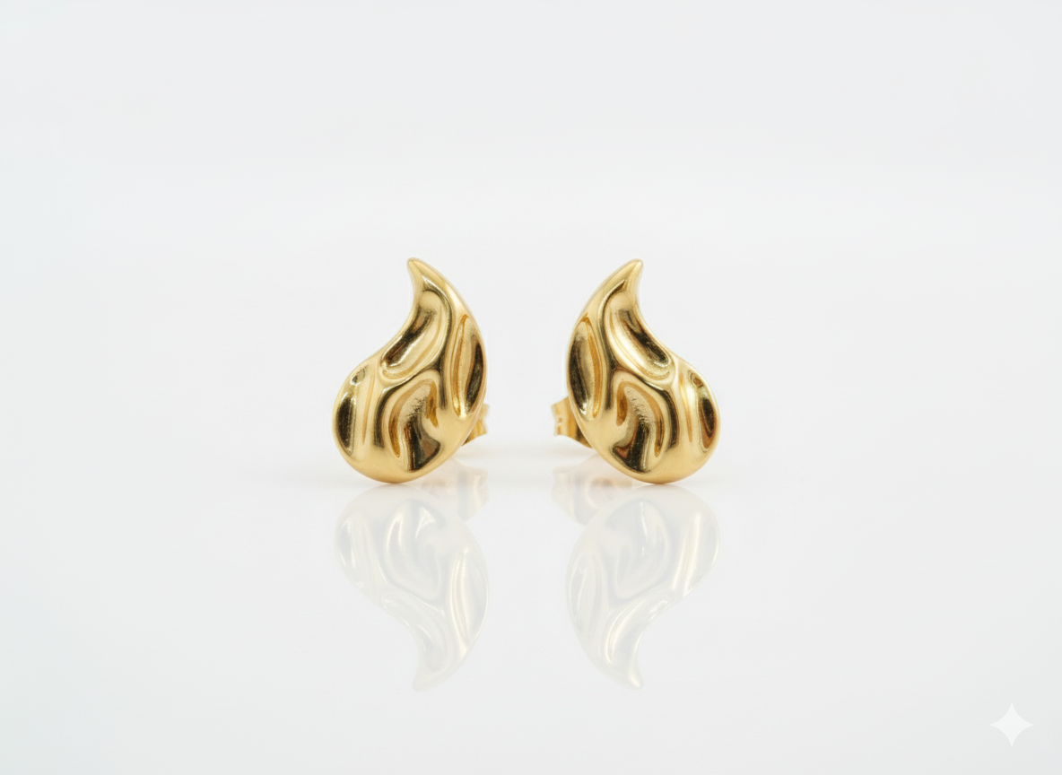 Drops Vintage Earrings - Gold Plated 18k