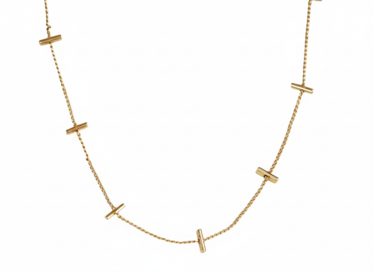 Stick Bar Necklace – 18K Gold-Plated