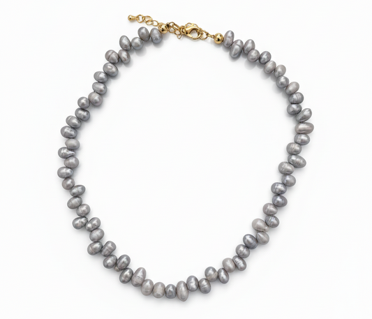 Grey Freshwater Pearl Necklace