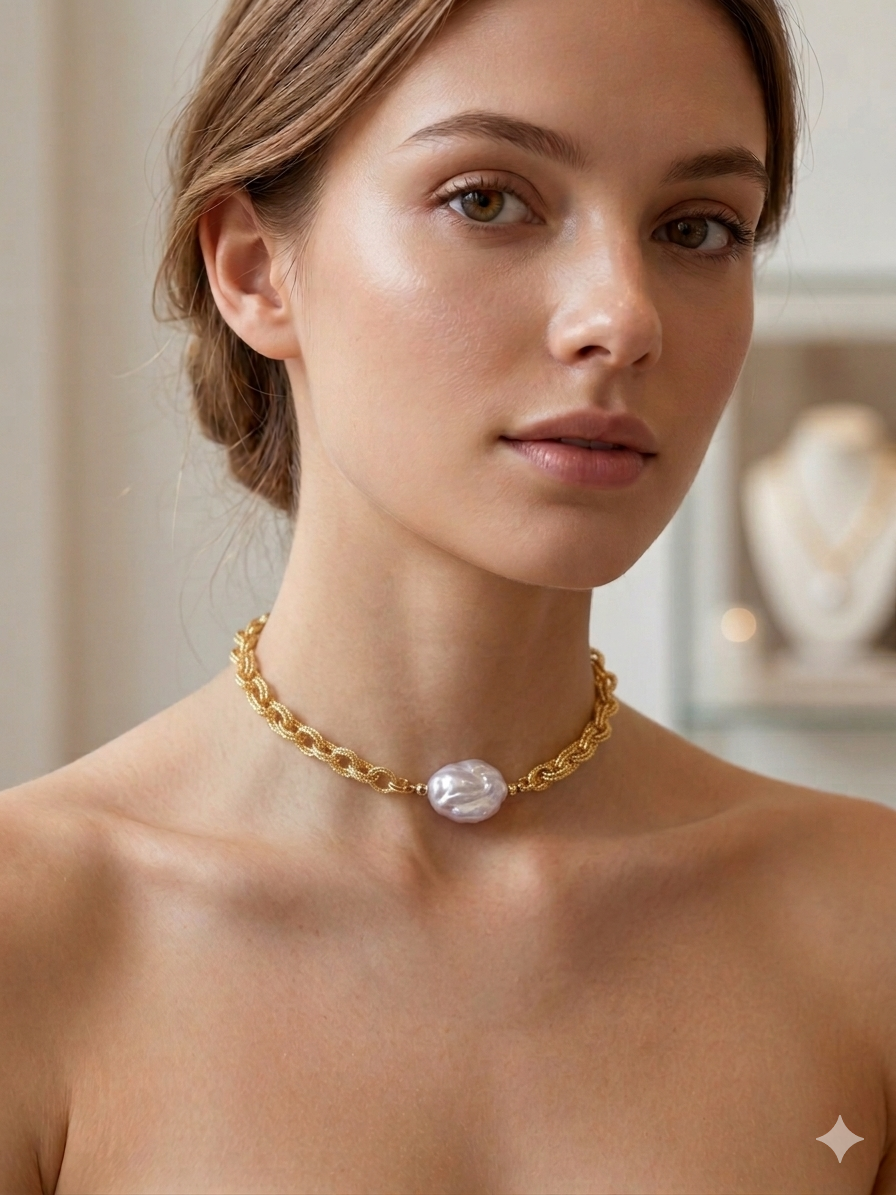 Baroque Freshwater Pearl Necklace