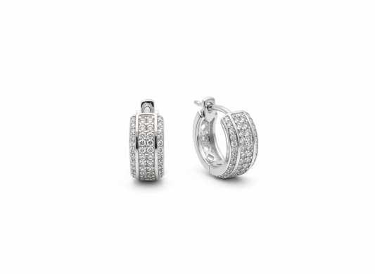 Huggies Kelly Zircons - Sterling Silver 925