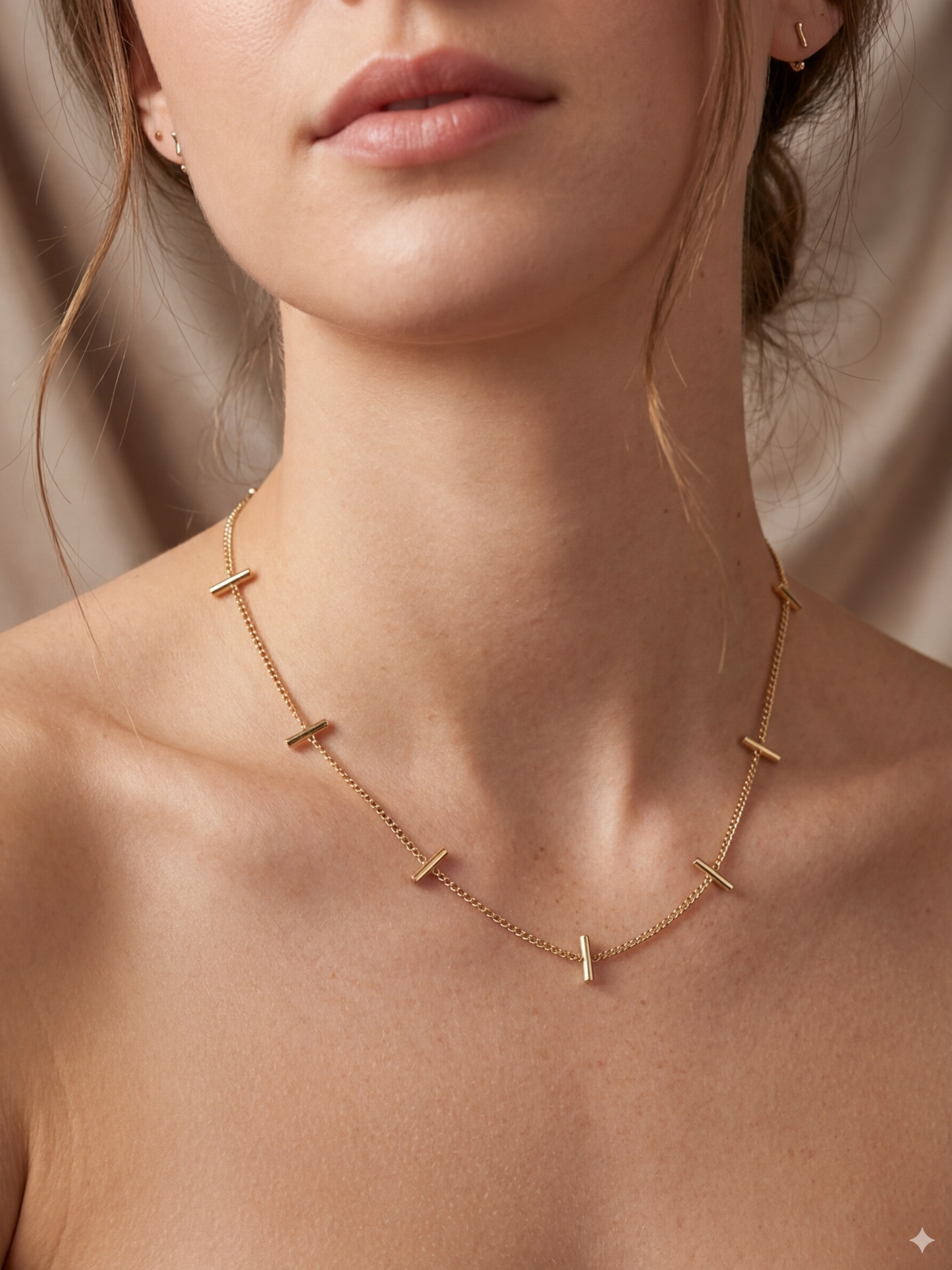 Stick Bar Necklace – 18K Gold-Plated