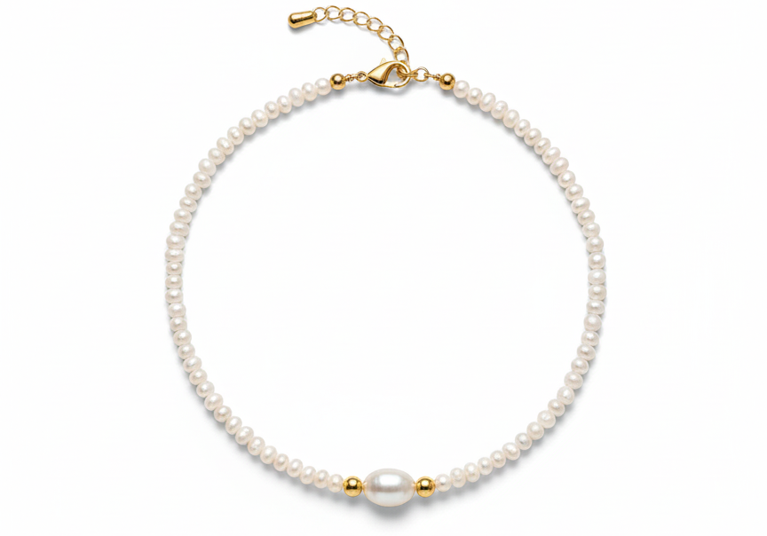 Mini Freshwater Pearl Necklace – 3mm