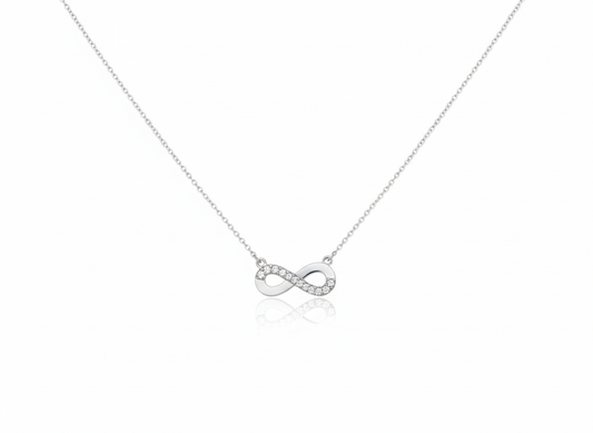 Infinite Necklace in Sterling Silver 925