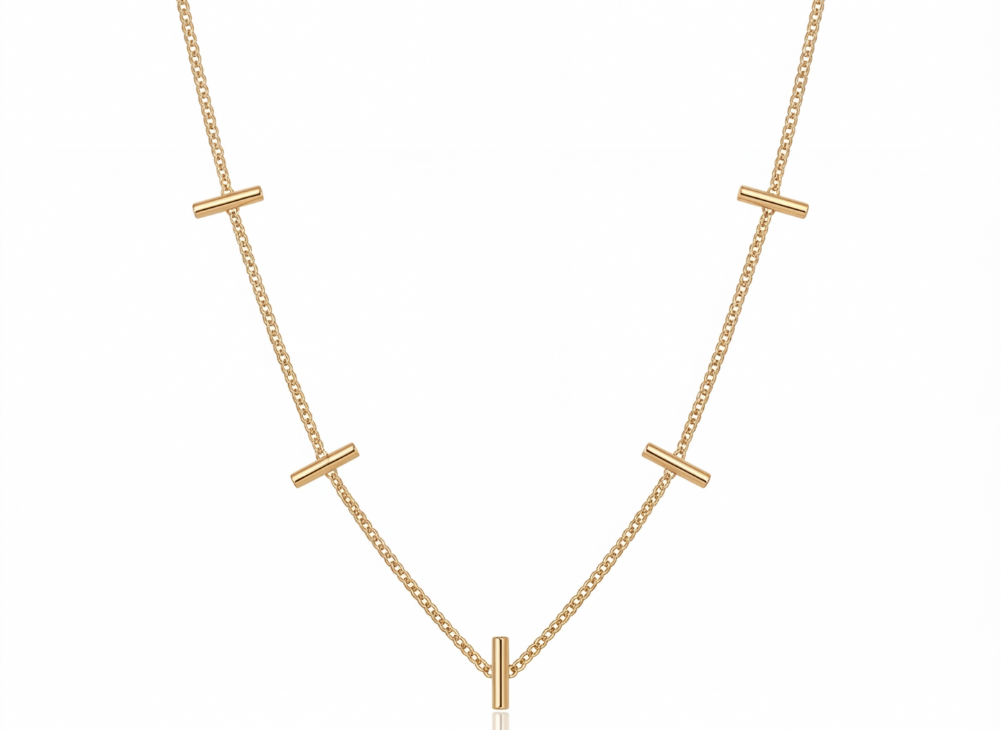 Stick Bar Necklace – 18K Gold-Plated