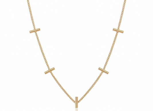 Stick Bar Necklace – 18K Gold-Plated