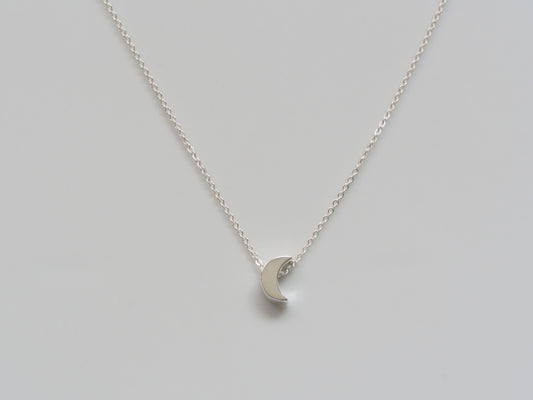 Moon Necklace Sterling Silver 925